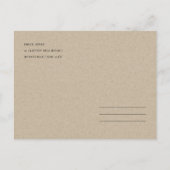 Red Burgundy Blush Blue Floral Wedding Danke Postkarte (Rückseite)