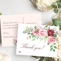 Red Burgundy Blush Pink Roses Wedding