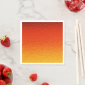 Red Burnt Orange zu Gold Ombre Crackmuster Serviette (Beispiel)