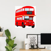 Red Bus Poster (Heimbüro)