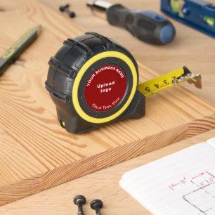 "Red Business Brand on Tape Measure" Maßband