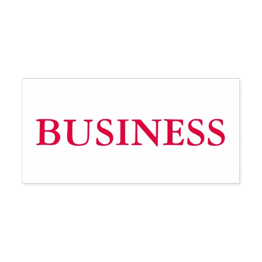 Red Business Permastempel (Design)