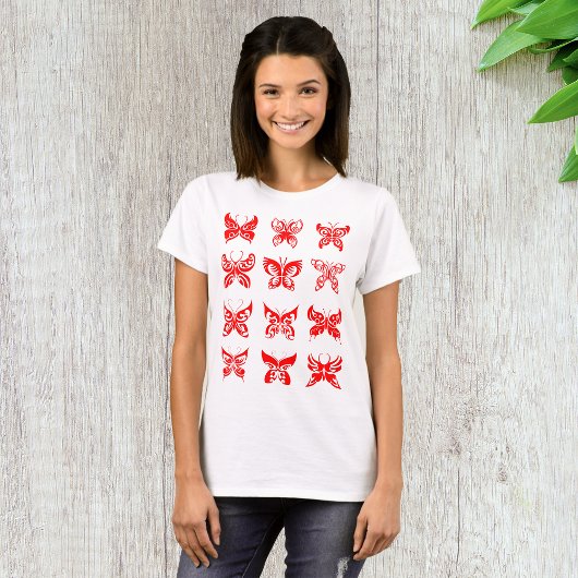 Red Butterfells Womens T - Shirt