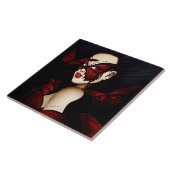 Red Butterfly Masquerade Fliese (Seite)