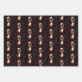 Red Butterfly Masquerade Geschenkpapier Set (Vorderseite 3)