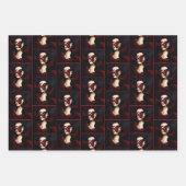 Red Butterfly Masquerade Geschenkpapier Set (Vorderseite 2)