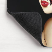 Red Butterfly Masquerade Mousepad (Ecke)