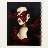 Red Butterfly Masquerade Planer (Rückseite)