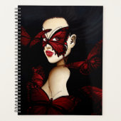 Red Butterfly Masquerade Planer (Vorderseite)