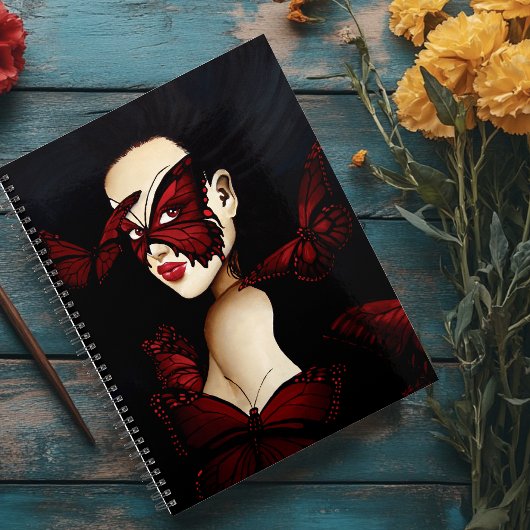 Red Butterfly Masquerade Planer