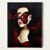 Red Butterfly Masquerade Planer (Rückseite)