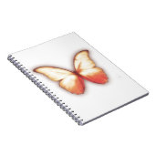 Red Butterfly-Notebook Notizblock (Rechte Seite)
