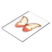 Red Butterfly-Notebook Notizblock (Linke Seite)
