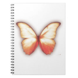 Red Butterfly-Notebook Notizblock