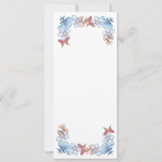 Red Butterfly Orchid Matte 4" x 9,25" (Vorderseite)