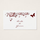 Red Butterfly, vielen Dank an die Karten für die H (Rückseite)