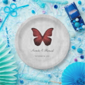 Red Butterfly Wedding Paper Teller (Party)