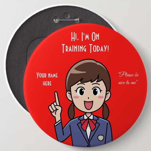 Red Button für Angestellte (Vorne & Hinten)