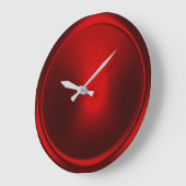 Red Button Große Wanduhr (Winkel)