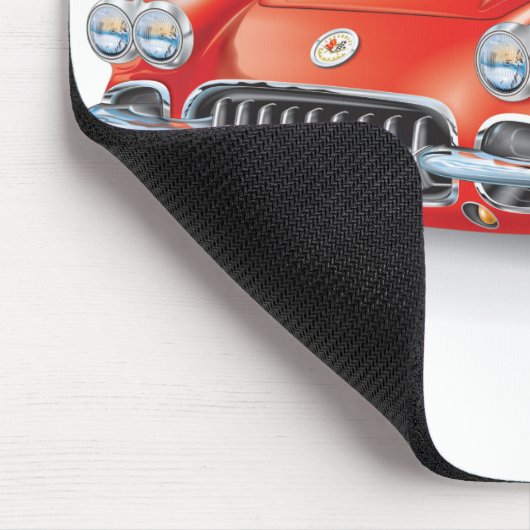 Red C1 Illustration von Edward Eksi Mousepad (Ecke)