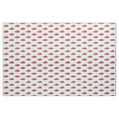 Red C6 Corvette Handgezeichnete Sketch-Gewebe Stoff (Yard (91,4 cm))