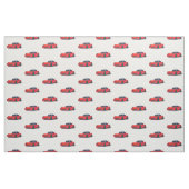 Red C6 Corvette Handgezeichnete Sketch-Gewebe Stoff (Fat Quarter (45,7 x 55,9 cm))