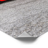 Red C7 Chevrolet Corvette Poster (Ecke)