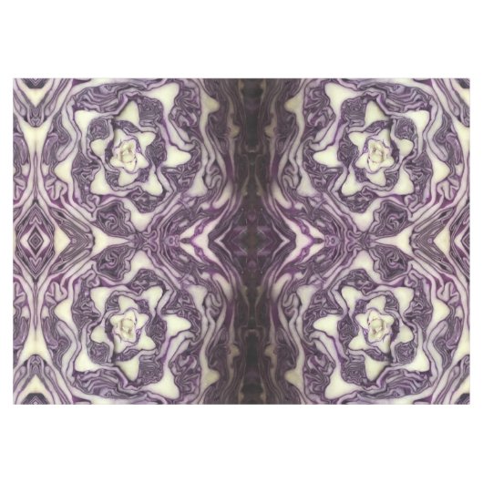 Red Cabbage Tischdecke (Vorderseite (Horizontal))