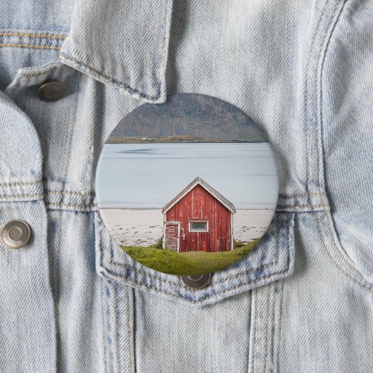 Red Cabin Ramberg Lofoten Button (Beispiel)