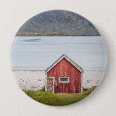 Red Cabin Ramberg Lofoten Button (Vorderseite)