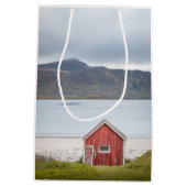 Red Cabin Ramberg Lofoten Mittlere Geschenktüte (Rückseite)