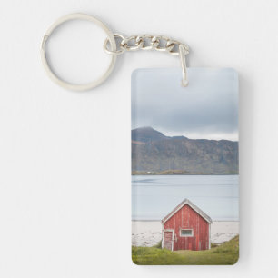 Red Cabin Ramberg Lofoten Schlüsselanhänger