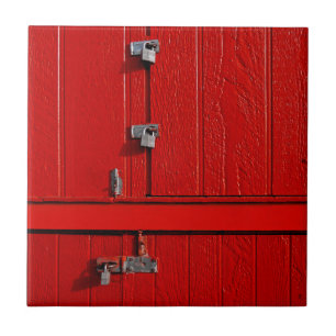 Red Cabinet Fliese