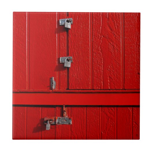 Red Cabinet Fliese (Vorderseite)