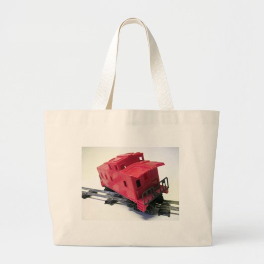 Red Caboose Jumbo Stoffbeutel (Vorne)