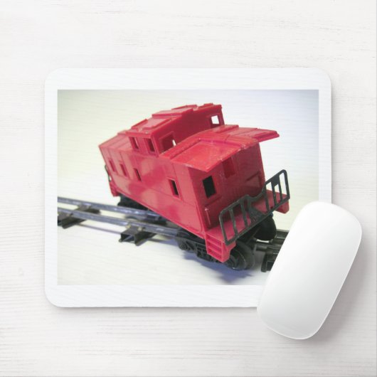 Red Caboose Mousepad (Mit Mouse)