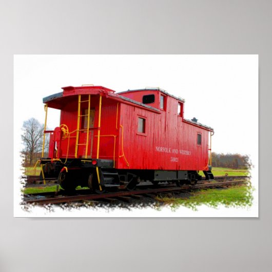 Red Caboose Poster (Vorne)