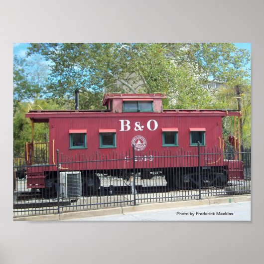 Red Caboose Poster (Vorne)