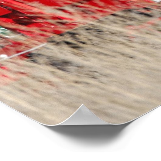 Red Caboose Poster (Ecke)