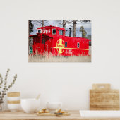 Red Caboose Poster (Küche)