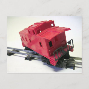 Red Caboose Postkarte