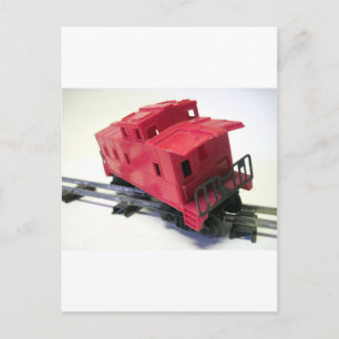 Red Caboose Postkarte