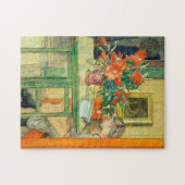 Red Cactus und Lisbeth Reading Carl Larsson Puzzle (Horizontal)
