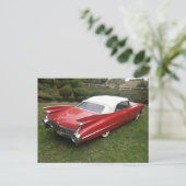 Red Caddy Postkarte (Stehend Vorderseite)