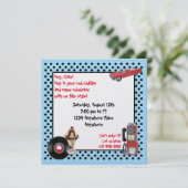 Red Cadillac Einladung (Stehend Vorderseite)