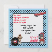 Red Cadillac Einladung (Vorderseite)