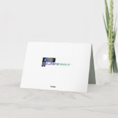 Red Cadillac Geburtstagskarte Karte (Rückseite)