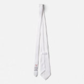 Red Caduceus Behielt Calm I bin eine Krankenschwes Krawatte (Rückseite)