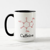 Red Caffein Molecule Tasse (Links)