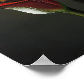 Red Calles Lilies Lily Blume Art Pseudonym Poster (Ecke)